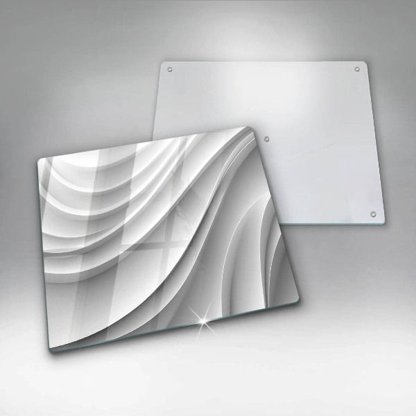 Skärbräda av glas Linie geometryczne