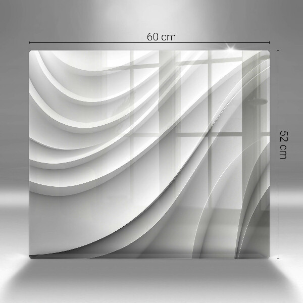 Skärbräda av glas Linie geometryczne