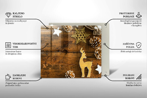 Skärbräda av glas Ozdoby świąteczne