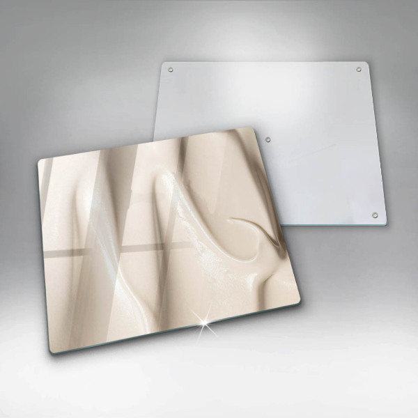 Skärbräda av glas Kremowe lody