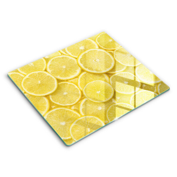 Skärbräda av glas Citronfrukt