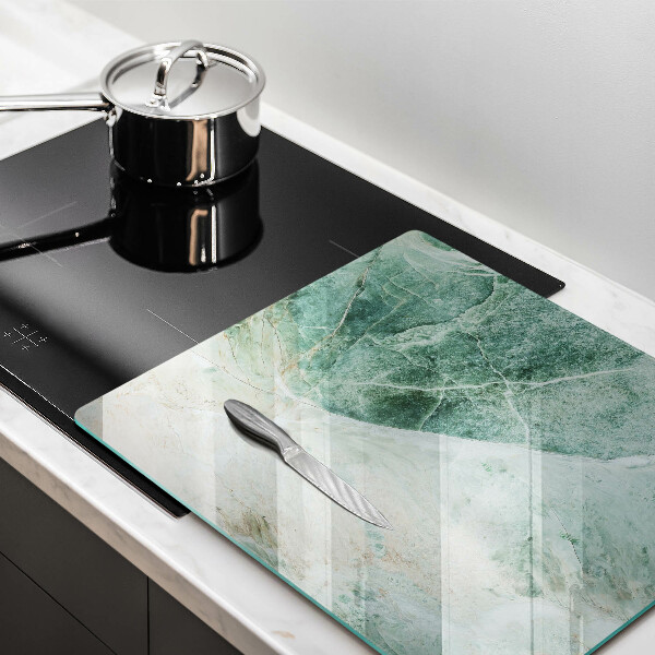 Skärbräda av glas Stenstruktur