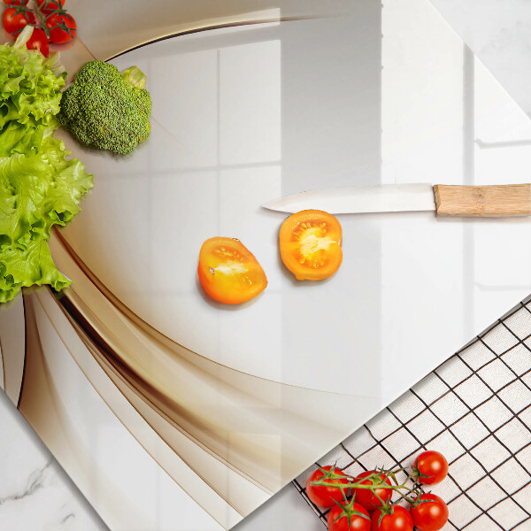 Skärbräda av glas Abstraktionsformer