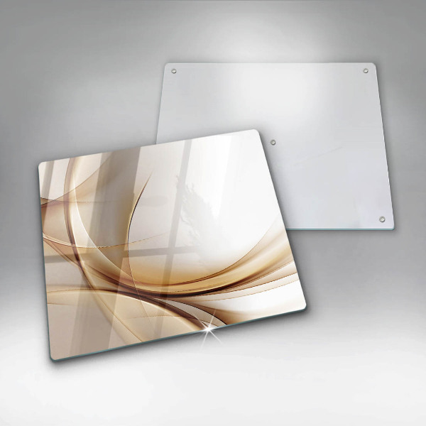 Skärbräda av glas Abstraktionsformer