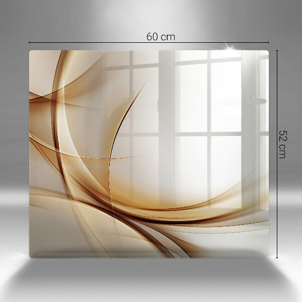 Skärbräda av glas Abstraktionsformer