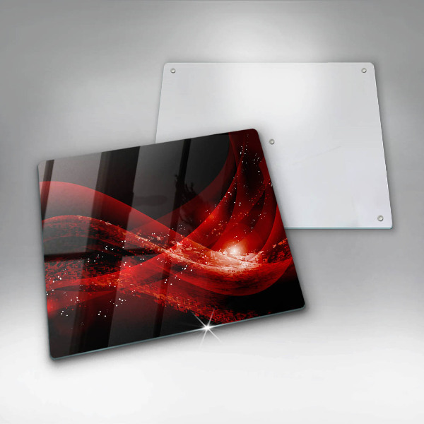 Skärbräda av glas Modern abstraktion