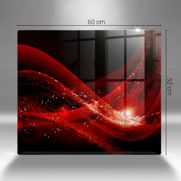 Skärbräda av glas Modern abstraktion