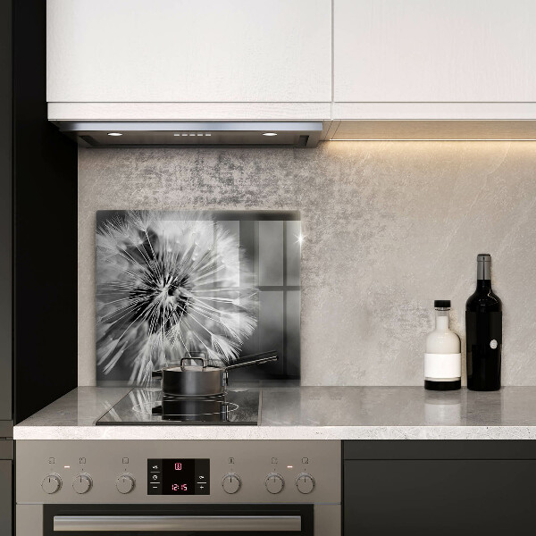 Skärbräda av glas Delikat maskros