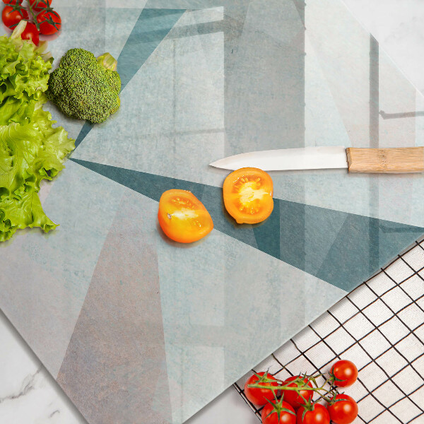 Skärbräda av glas Skarp abstraktion