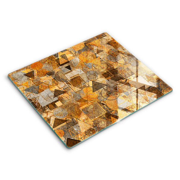 Skärbräda av glas Geometriska former mönster
