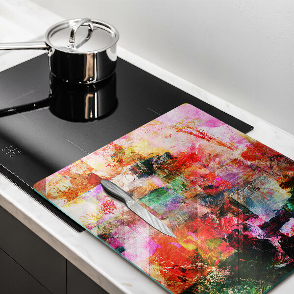 Skärbräda av glas Måla abstraktion