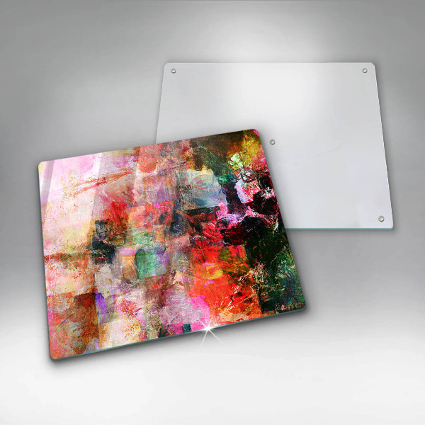 Skärbräda av glas Måla abstraktion