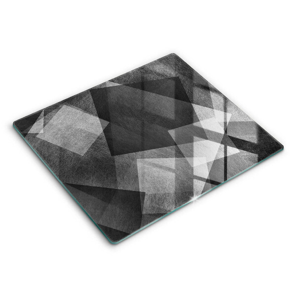 Skärbräda av glas Geometrisk abstraktion