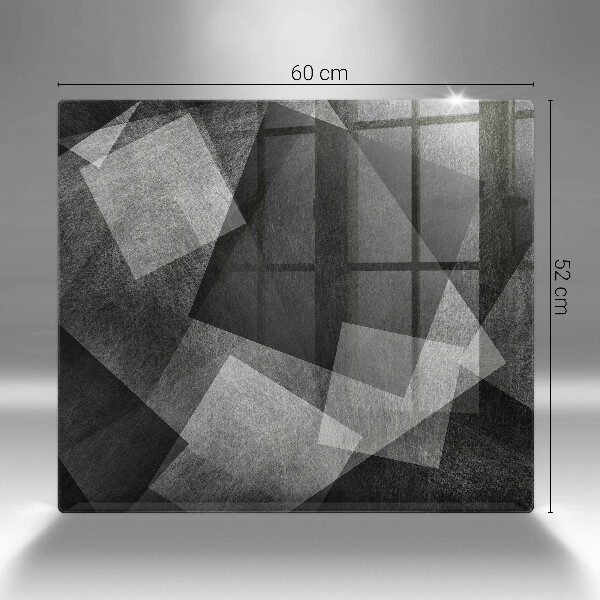 Skärbräda av glas Geometrisk abstraktion