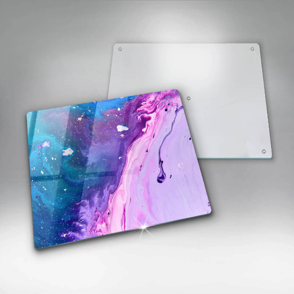 Skärbräda av glas Abstraktion bläck