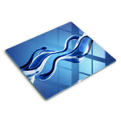 Skärbräda av glas Vätskeabstraktion