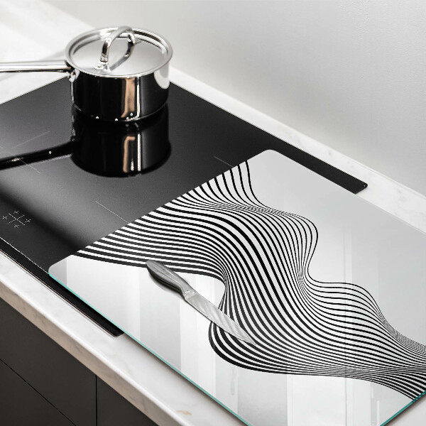 Skärbräda av glas Linjär abstraktion