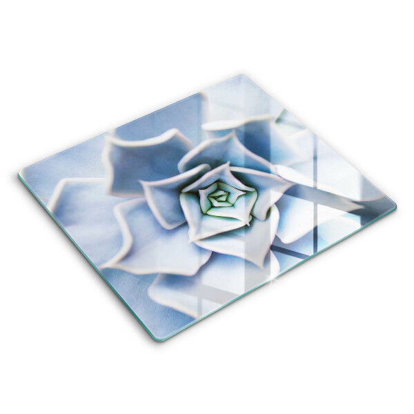 Skärbräda av glas Plantera blomma