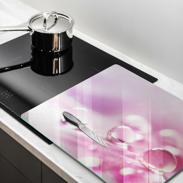 Skärbräda av glas Dagg blomblad