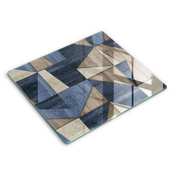 Skärbräda av glas Geometrisk abstraktion