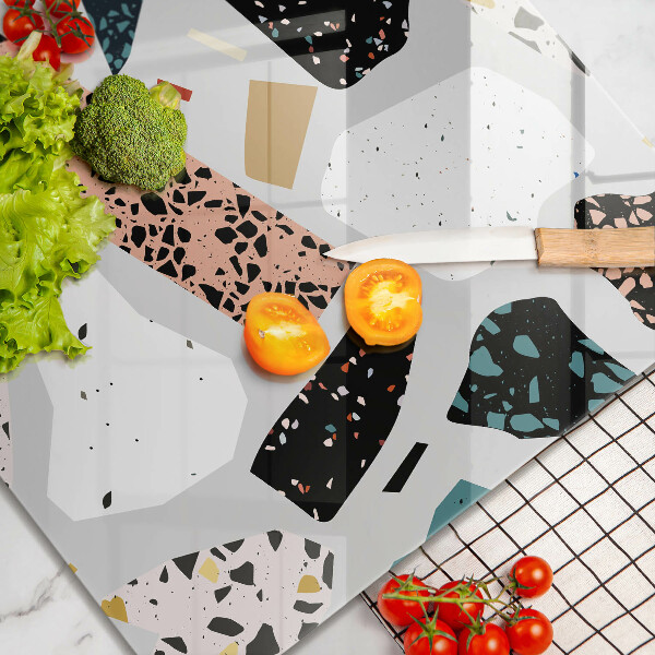 Skärbräda av glas Sten gres