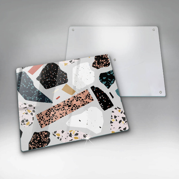 Skärbräda av glas Sten gres