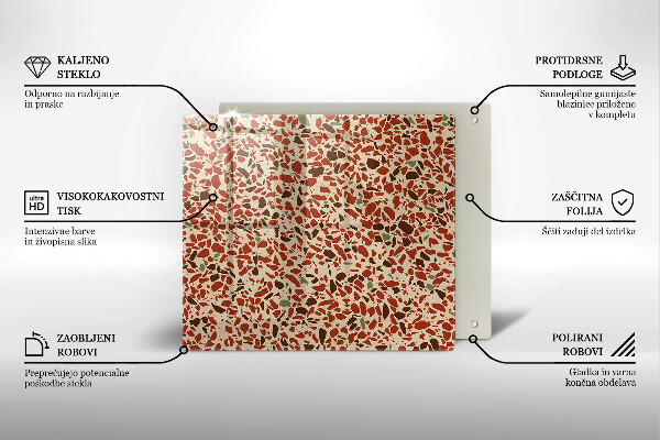 Skärbräda av glas Litet stengods