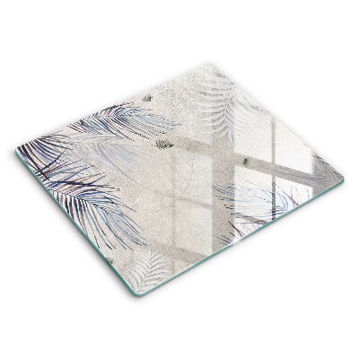 Skärbräda av glas Subtila blad