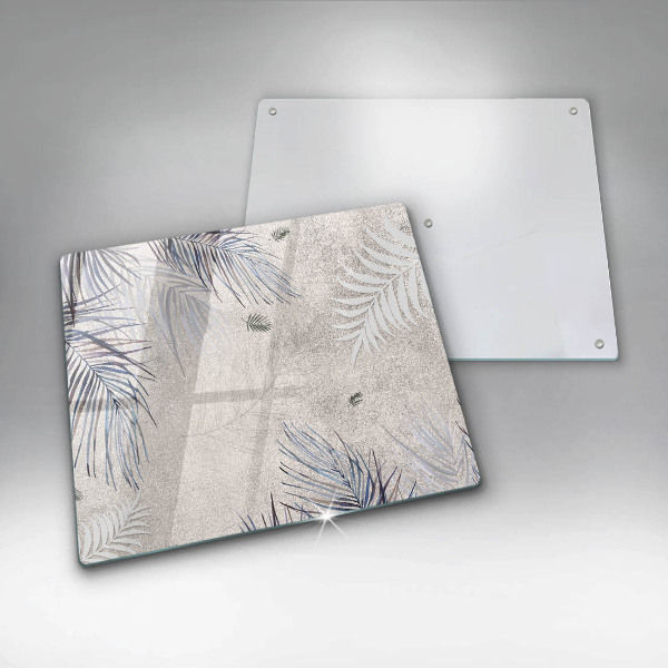 Skärbräda av glas Subtila blad