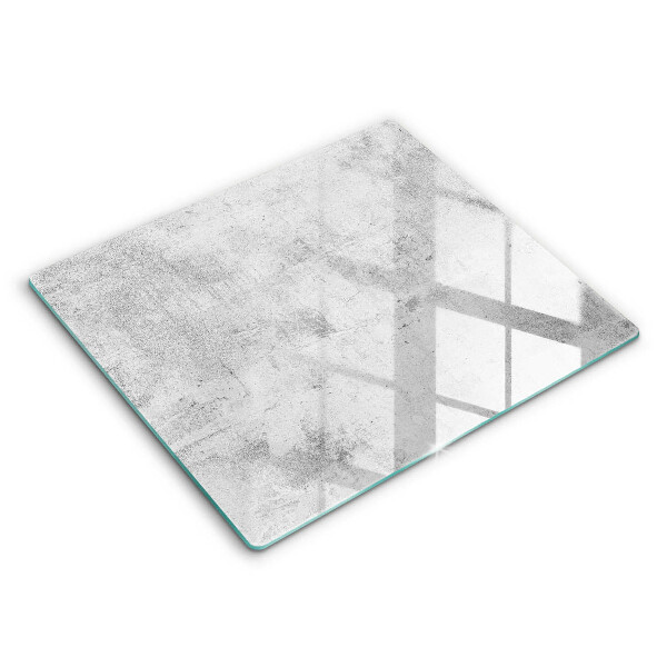 Skärbräda av glas Betongstruktur