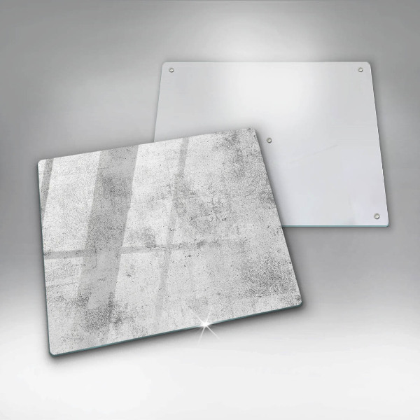 Skärbräda av glas Betongstruktur