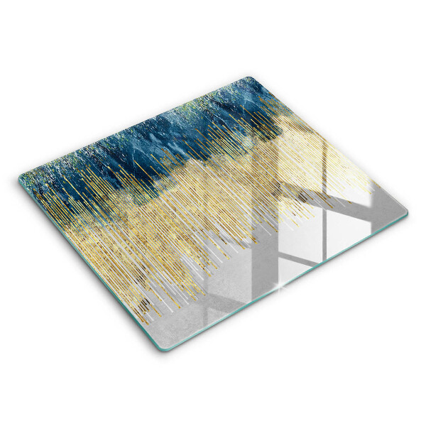 Skärbräda av glas Designer abstraktion