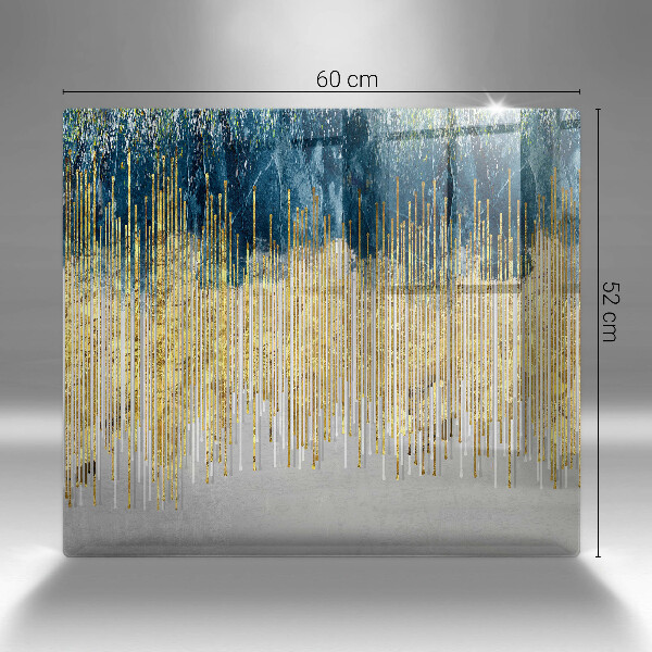 Skärbräda av glas Designer abstraktion