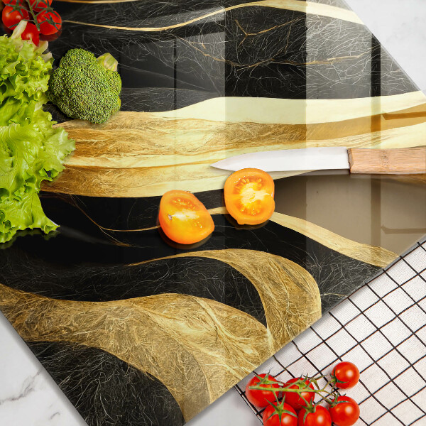 Skärbräda av glas Elegant abstraktion