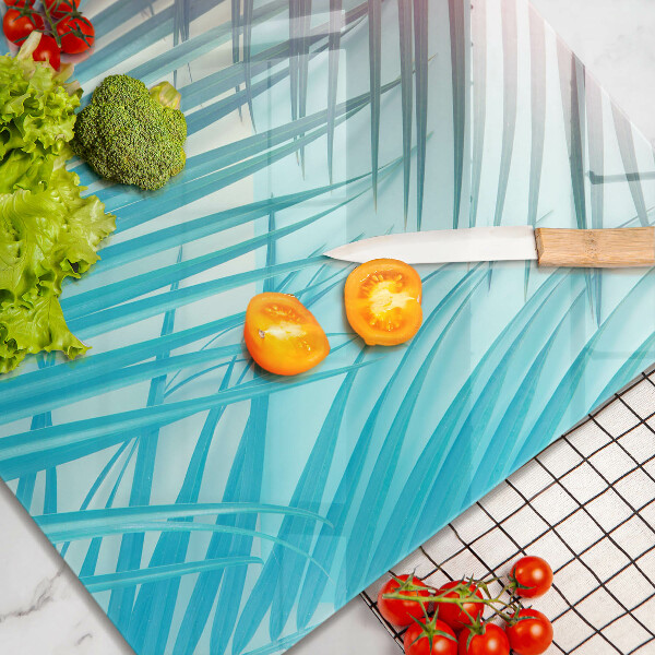 Skärbräda av glas Pastellblad