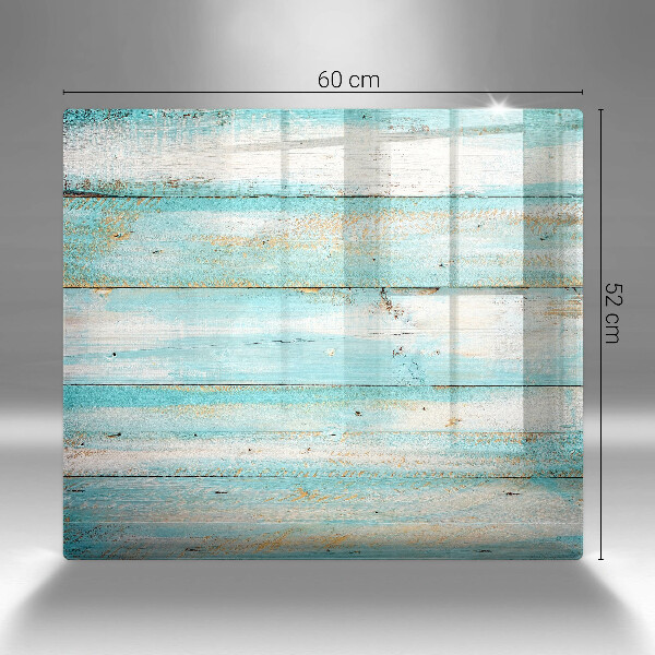 Skärbräda av glas Vintage träplankor