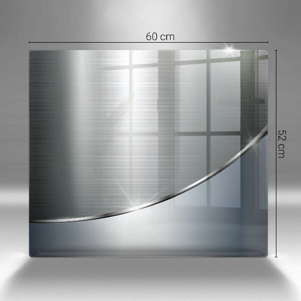 Skärbräda av glas Metall abstrakt mönster