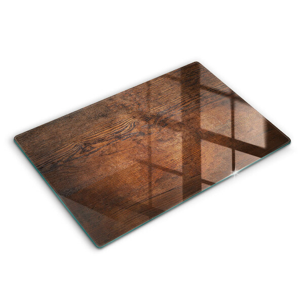 Skärbräda glas modern Mörk träskiva