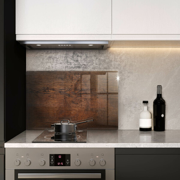 Skärbräda glas modern Mörk träskiva