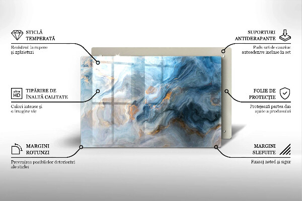 Skärbräda glas modern Marmor textur