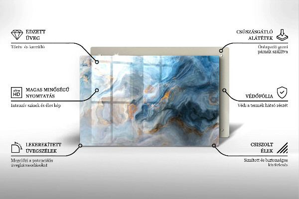 Skärbräda glas modern Marmor textur