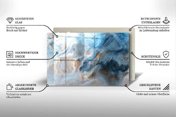 Skärbräda glas modern Marmor textur