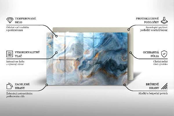 Skärbräda glas modern Marmor textur