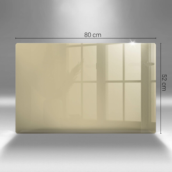 Skärbräda glas modern Beige färg