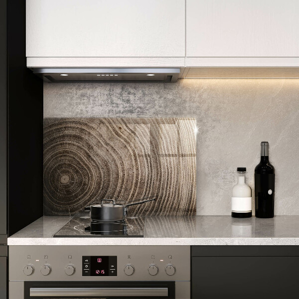 Skärbräda glas modern Träd ringar trä