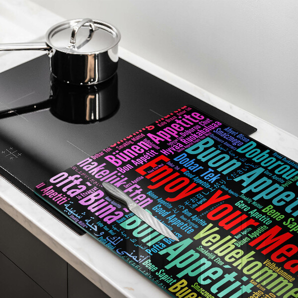 Skärbräda glas modern God aptit undertexter språk