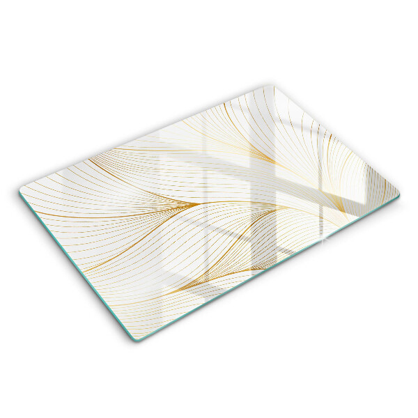 Skärbräda glas modern Modernt linjemönster