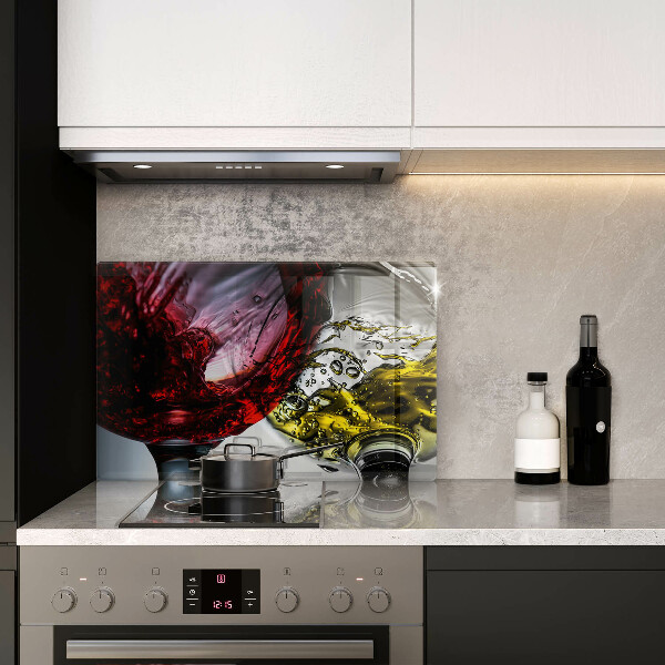 Skärbräda glas modern Glas vin