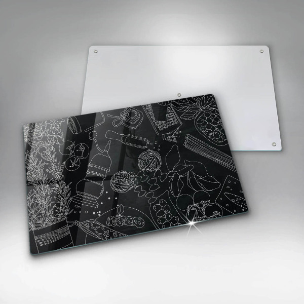 Skärbräda glas modern Kökstillbehör