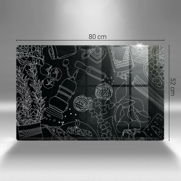 Skärbräda glas modern Kökstillbehör